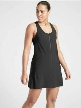 Athleta Ultimate 2 in 1 Support Dress, Black SIZE S